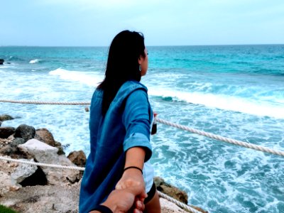 Looking, Holding, Girl