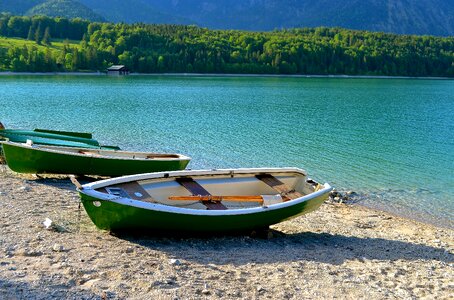 Walchensee alpine blue photo