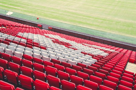 empty sports stadium photo