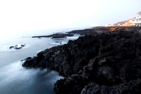 Lava, Morning, Sea photo