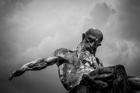 Overcast sculpture statue