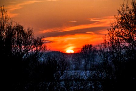 Belgium, Evening, Sunset