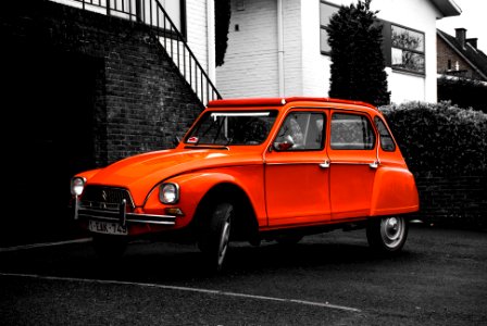 Likes, Oldtimer, Orange photo