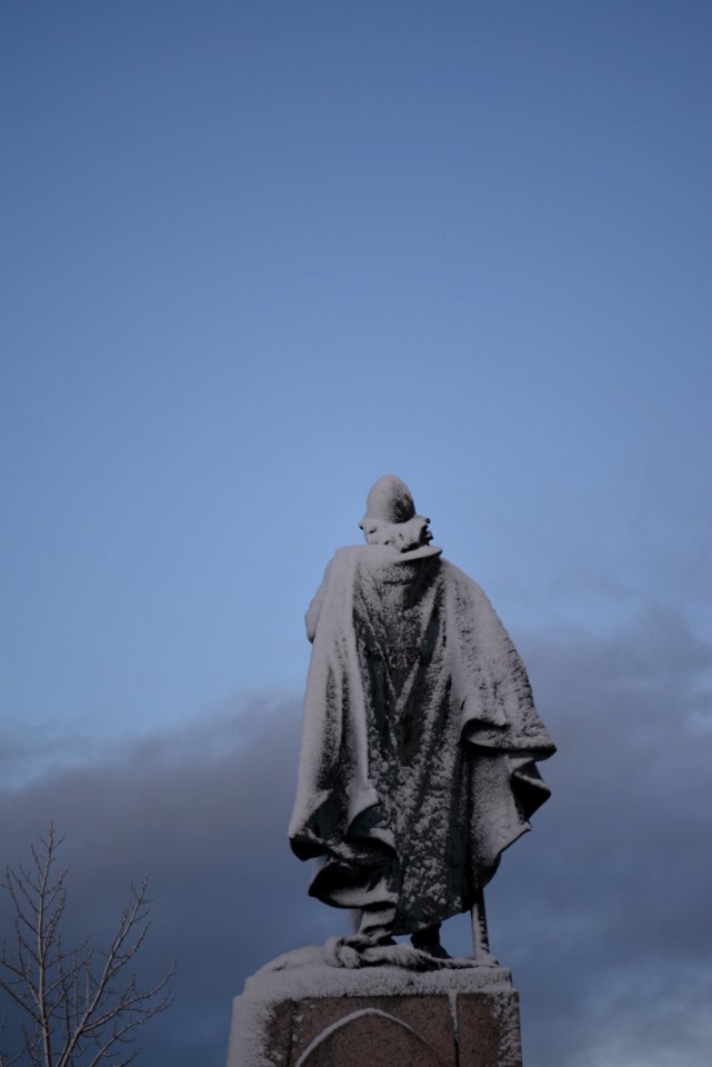 Icel, Reykjavk, Statue