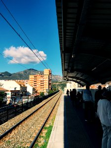 Spain, Los boliches train station, Fuengirola photo