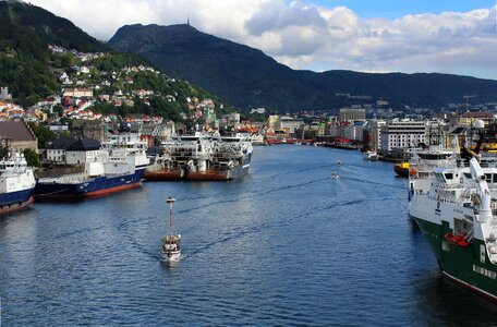 Norway bay ships
