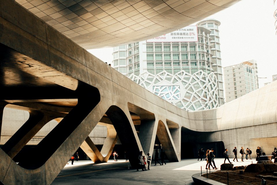 Seoul, South korea, Dongdaemun design plaza
