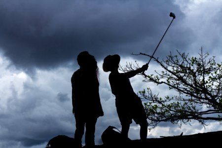 People, Silhouette, Vscohonduras photo