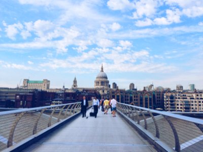 Millennium bridge, London, Engl