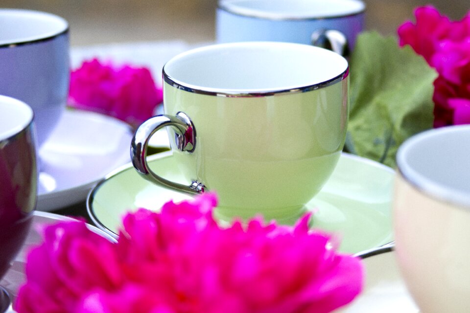 Tea restaurant table photo