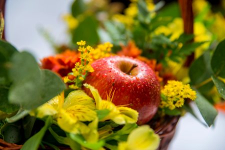 Bouqette, Closeup, Basket photo