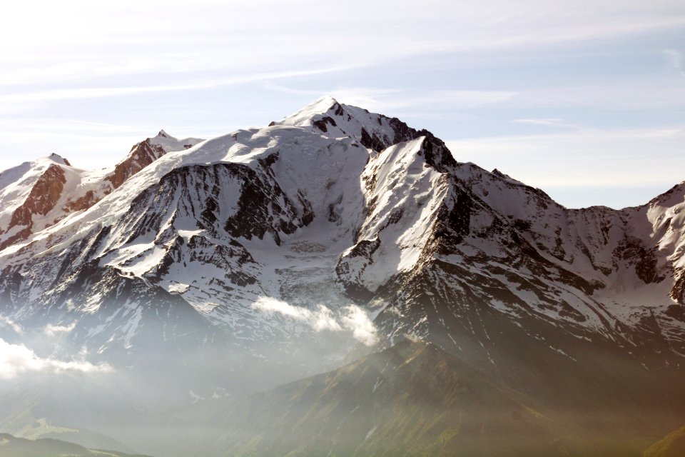 Le mont blanc, France, Clouds