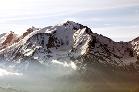 Le mont blanc, France, Clouds photo