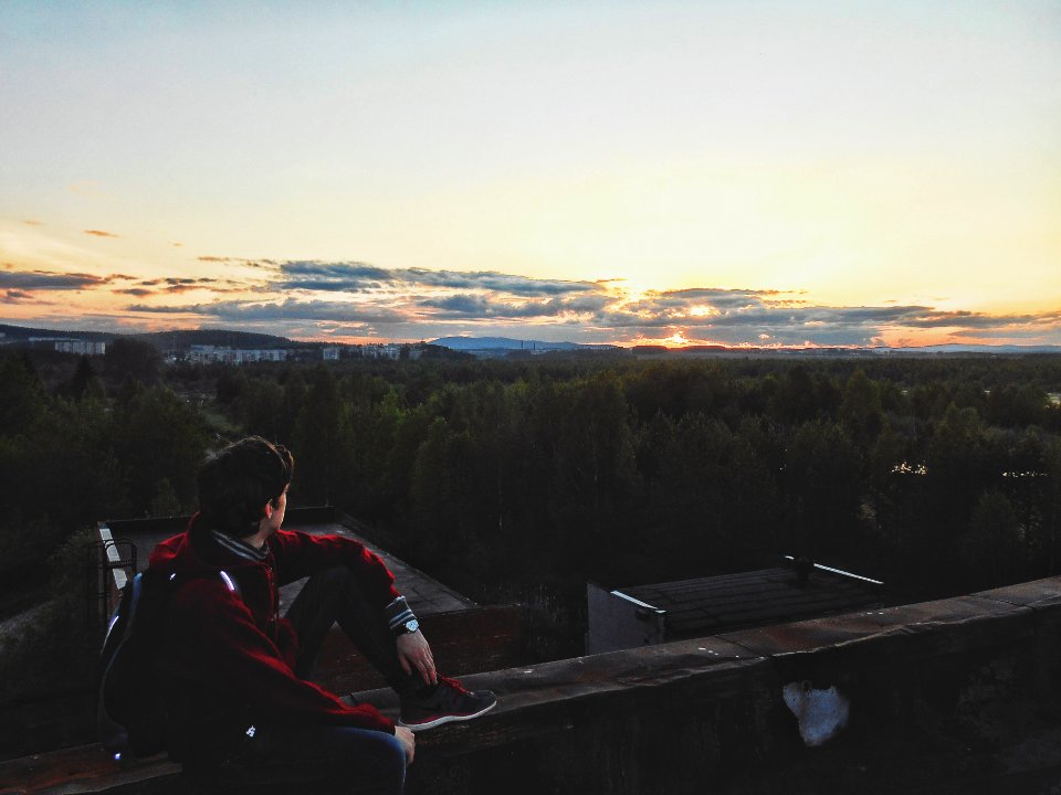 Clouds, Sunset
