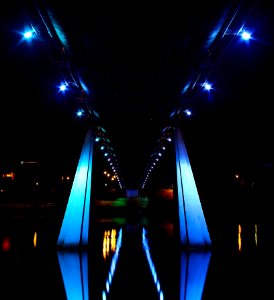Infinity bridge, Stockton on tees, United kingdom photo