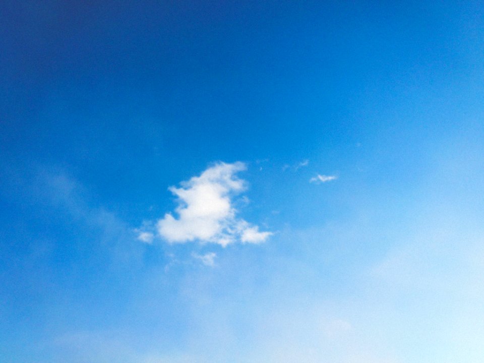Blue, Sky, Cloud