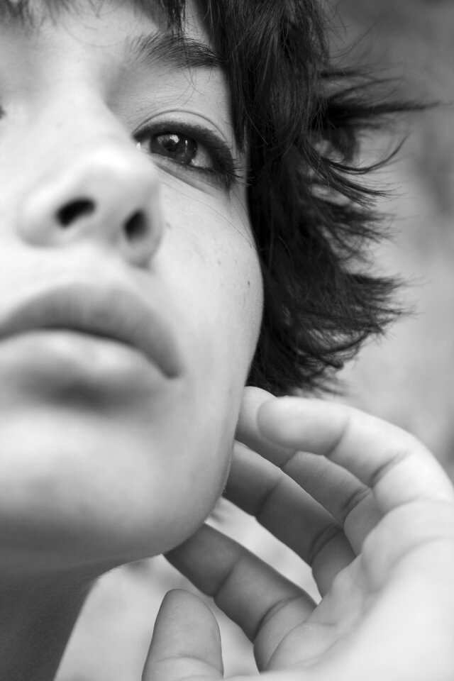 Portrait person young girl