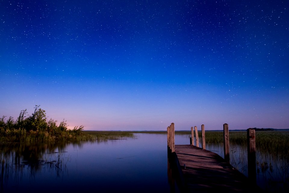 brown dock in body of water during daytime photo