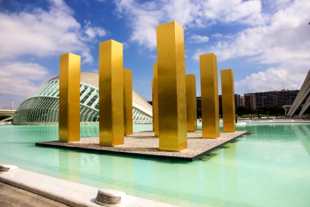 Valencia, Spain, Nine columns photo