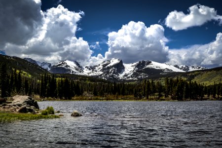 Sprague lake trail, Estes park, United states photo