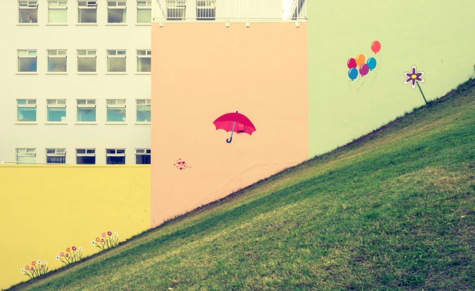 School, Building, Happiness