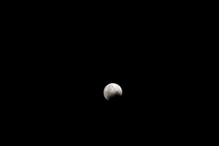 Full moon, Suzano, Brazil