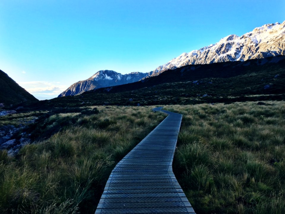 Mount cook, New zeal, Boardwalk
