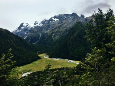 panoramic photography of mountain