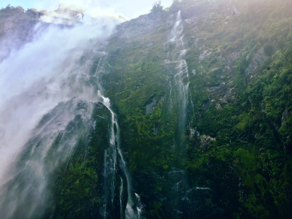 Milford sound, New zeal, Mist