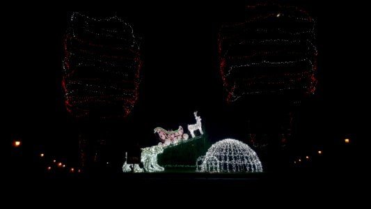 Chamalires, France, Christmas light