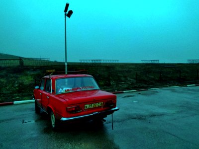 Russia, Saratov, Rain photo