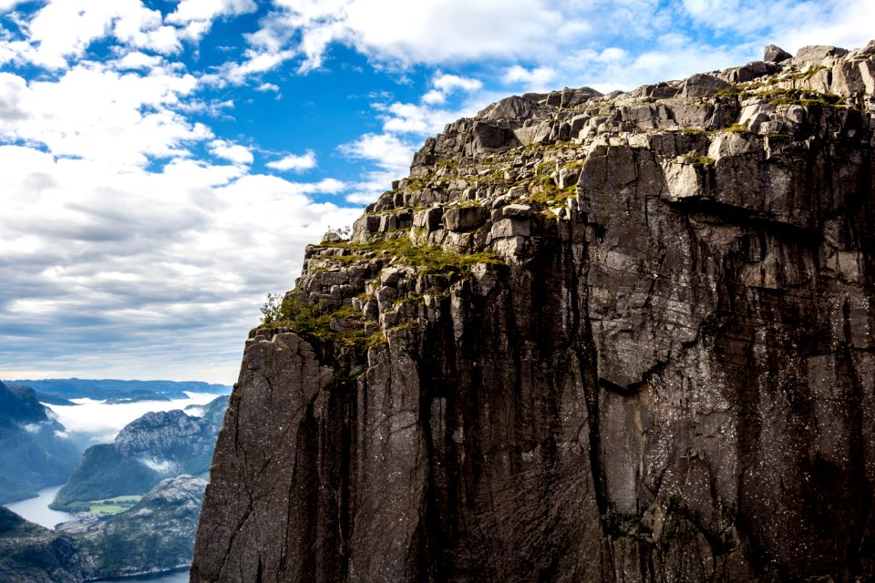 Norway, Lysefjorden, Stone