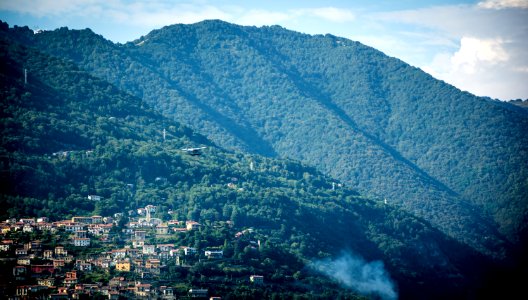 Hillside, Mountain, Village