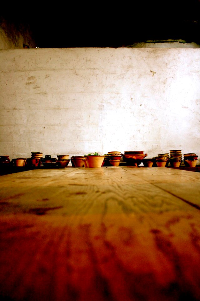 Table, Farmhouse, Bowls