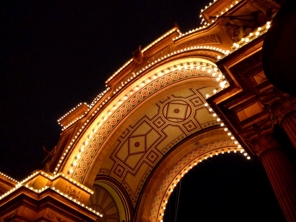 Copenhagen, Tivoli lights, Denmark