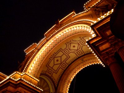 Copenhagen, Tivoli lights, Denmark