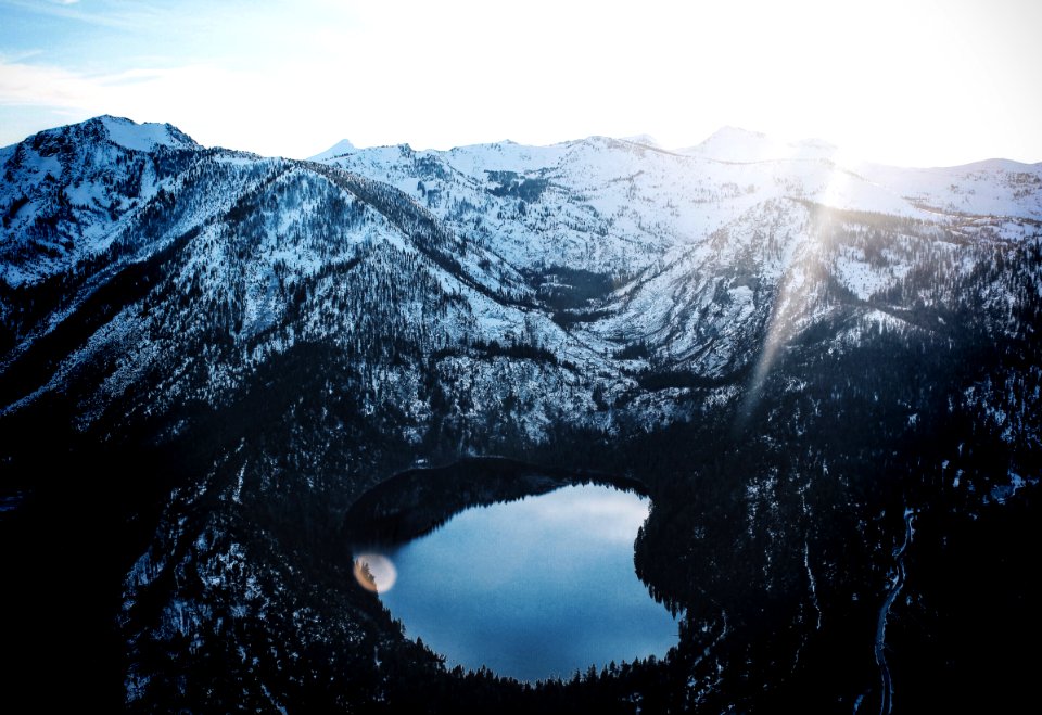 landscape photography of lake