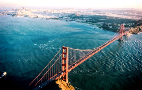 aerial view photography of Golden Gate Bridge during daytime photo