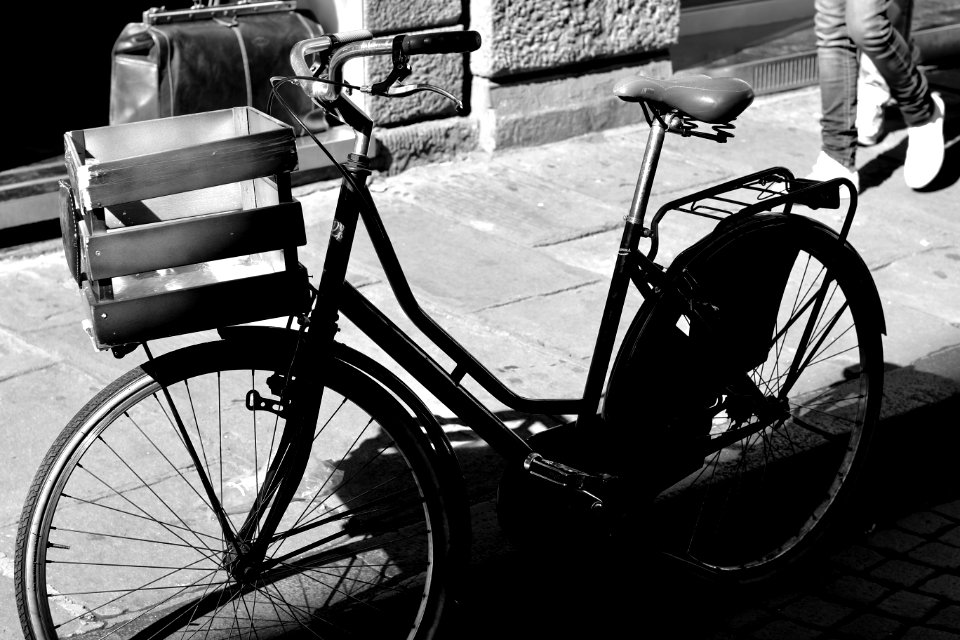 Italy, Black  white, Street