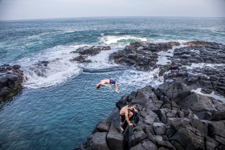 Queens bath, United states, Hawaii