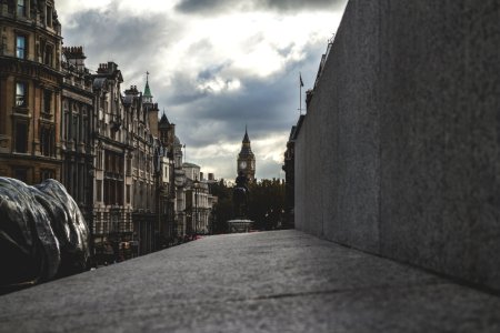 Trafalgar square, Westminster, United kingdom photo