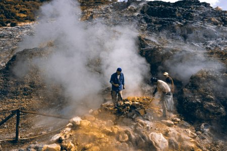 Solfatara, Italy, Smoke