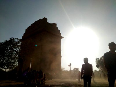 India, India gate, New delhi photo