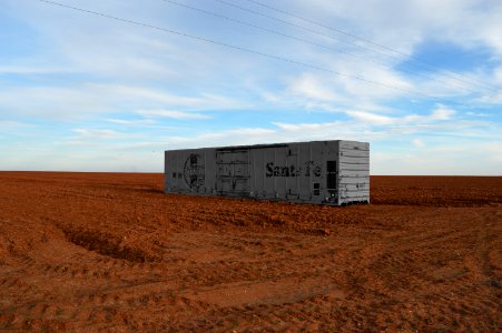 Field, Train car, Train photo