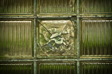 Old glass by looking