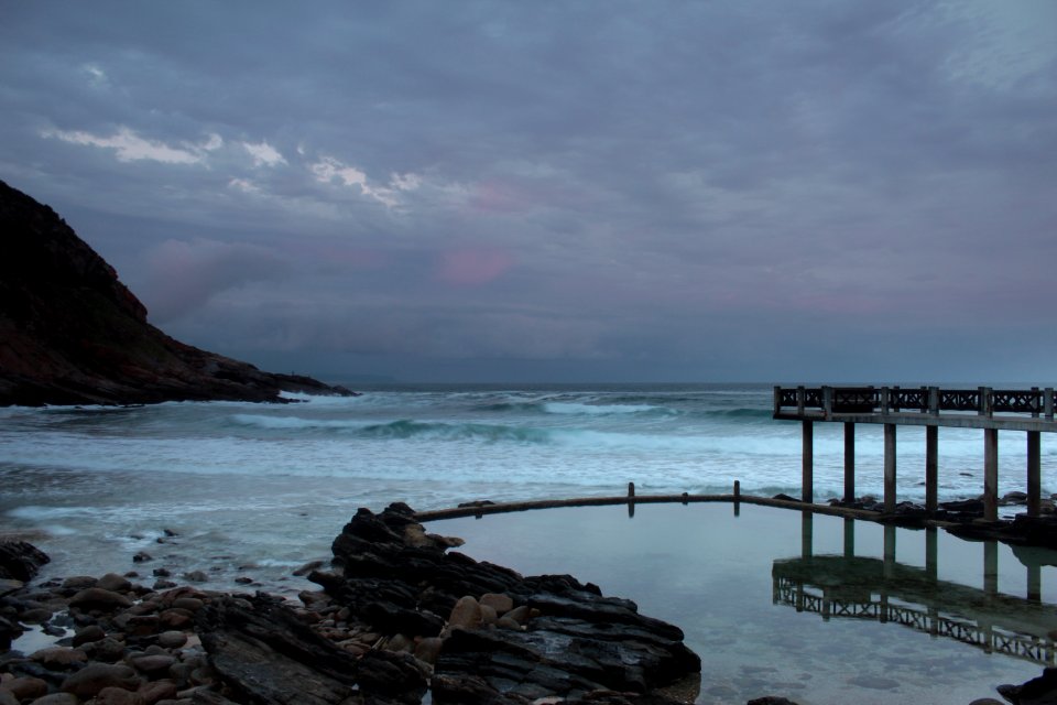 Cloudy, Sunset, Peer