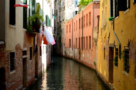 Building, Flag, Venice photo