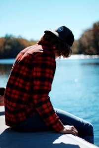 River, Man, Portrait