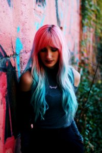 Pink, Girl, Graffiti