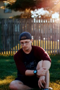 Baseball cap, Portrait, Person